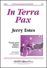 In Terra Pax Three-Part Mixed choral sheet music cover